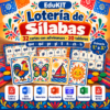 EduKIT Lotería de Sílabas para Primaria | 32 Cartas, 20 Tableros y Portal Interactivo