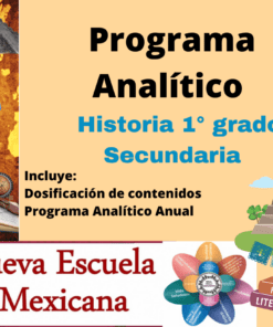 Programa Analítico Historia 1° Grado Secundaria