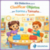 Kit Didáctico para Clasificar Objetos por Forma y Tamaño – Preescolar 2°