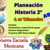 Planeacion Historia 2 trimestre 1