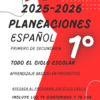Planeación didáctica Español PRIMERO DE SECUNDARIA TODO EL CICLO ESCOLAR NEM 2025
