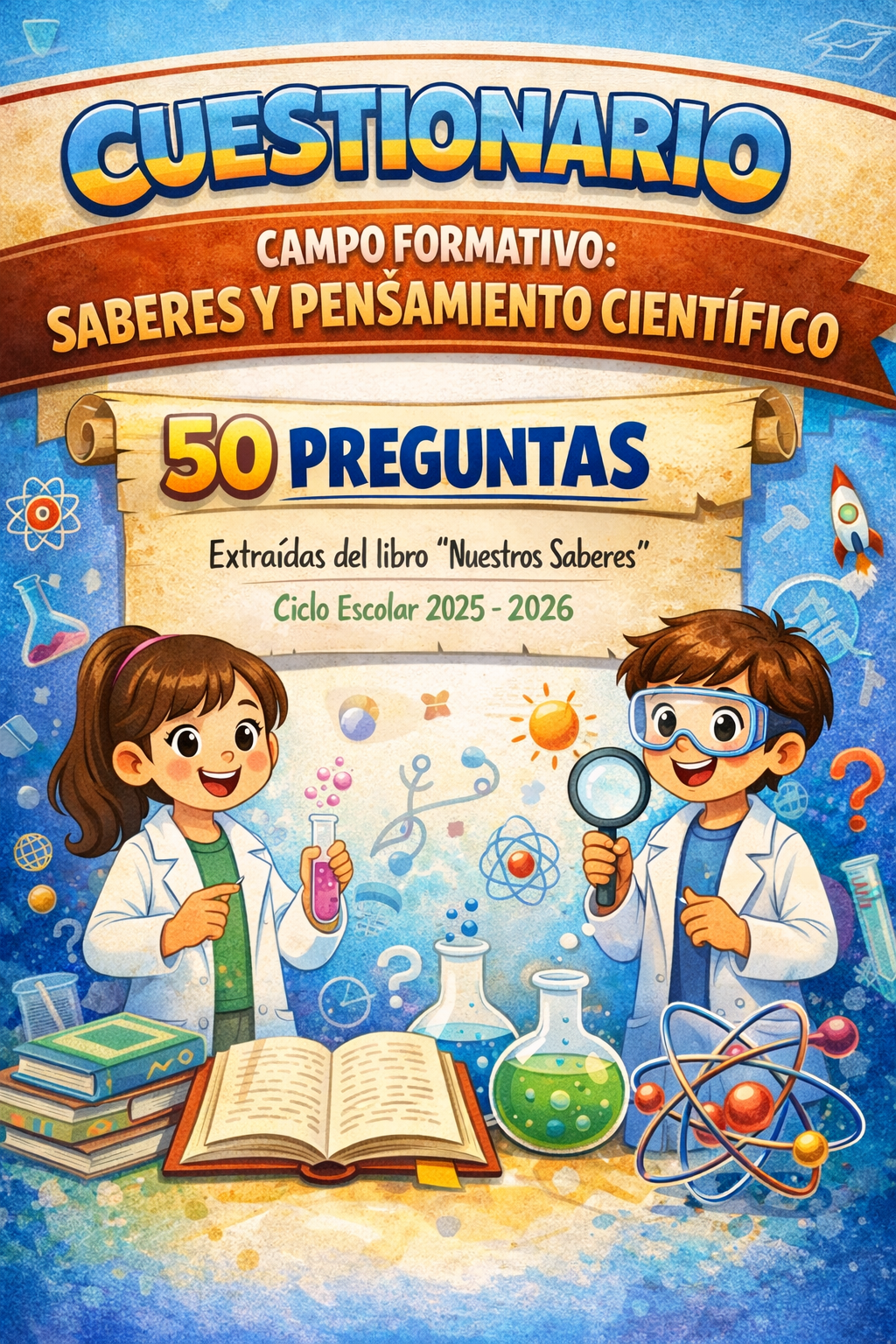 Cuestionario OCI Saberes y Pensamiento Científico-50 PREGUNTAS 1 Cuestionario OCI Saberes y Pensamiento Científico-50 PREGUNTAS