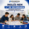 Inglés NEM 1.º de Secundaria | Programa Analítico y Planeaciones por Proyectos ABP 2026-2027 | Word Editable