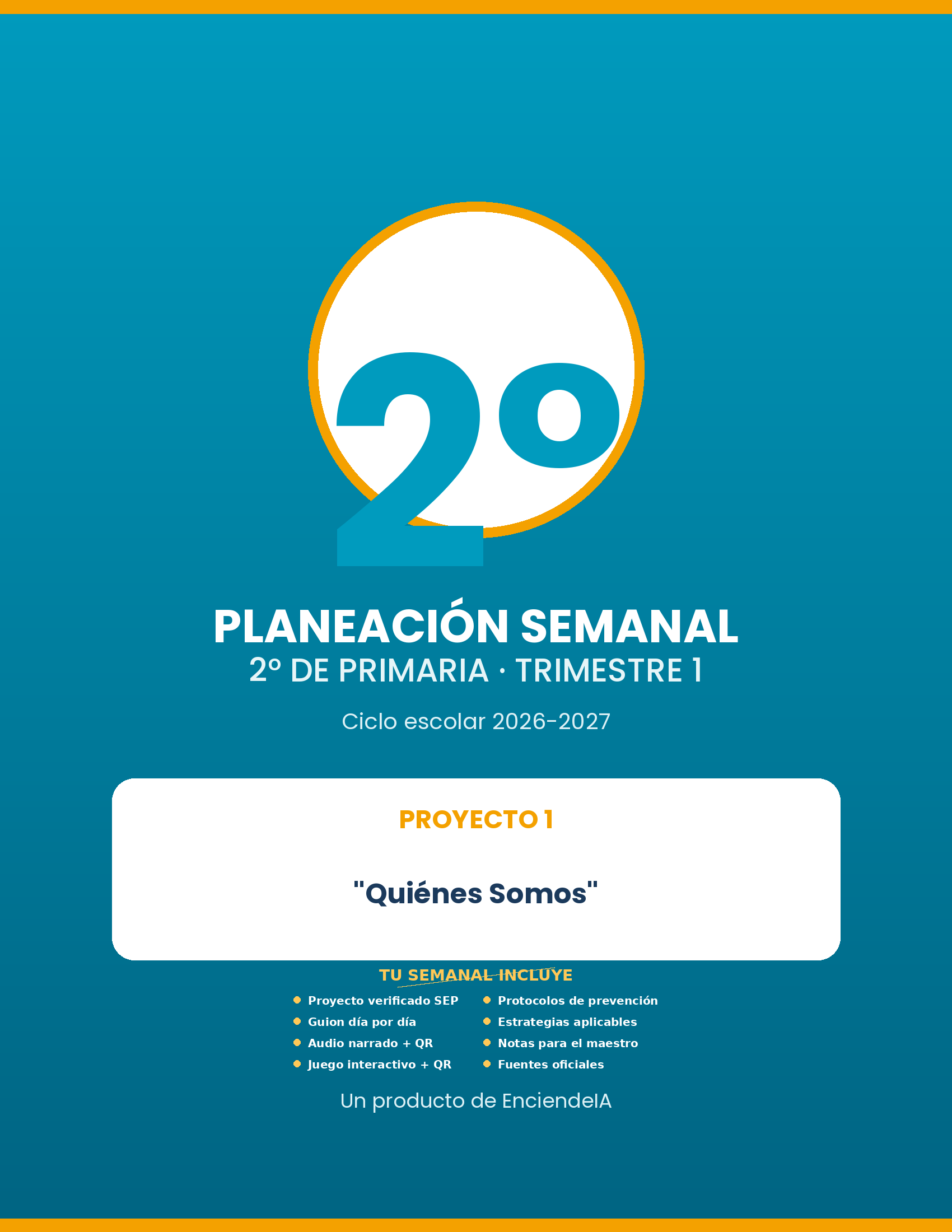 Planeación Semanal 2° Primaria NEM — Proyecto Integrado "Quiénes Somos" — Trimestre 1 (Editable) 1 Planeación Semanal 2° Primaria NEM — Proyecto Integrado "Quiénes Somos" — Trimestre 1 (Editable)