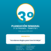 Planeación Semanal 3° Primaria NEM — Proyecto "Acordamos Reglas para Convivir Mejor" — Trimestre 1 (Editable)