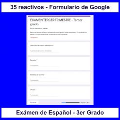 Examen interactivo en los formularios de Google para las clases virtuales