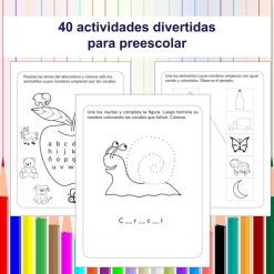 40 Actividades divertidas para niños de preescolar