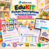 EduKIT Fichas Descriptivas 1er Periodo Preescolar 2° | Evaluación Formativa