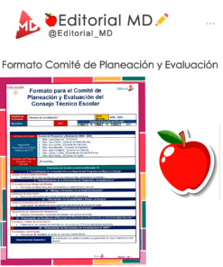 Formato para la conformación del Comité de Planeación y Evaluación de la escuela. ¡DESCARGA GRATIS!