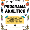 PROGRAMA ANALITICO