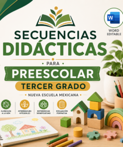 Secuencias Didácticas para Preescolar Tercer Grado | Planeaciones NEM 2026-2027 | Word Editable