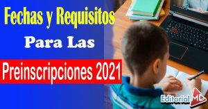 Preinscripciones 2021