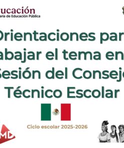 Tema 10 Contestado: Trabajo con las familias CTE NEM 2025 - 2026 (Todos los Niveles) 32 Diapositiva con logotipos del gobierno mexicano y de educación, texto que dice