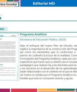 Tema 2 Contestado: Programa Analítico CTE NEM 2025 - 2026 (Todos los Niveles) 23 Un documento digital titulado