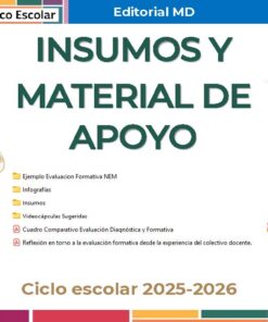 Tema 5 Contestado: Evaluación formativa CTE NEM 2025 - 2026 (Todos los Niveles) 21 Un colorido cartel educativo en español titulado