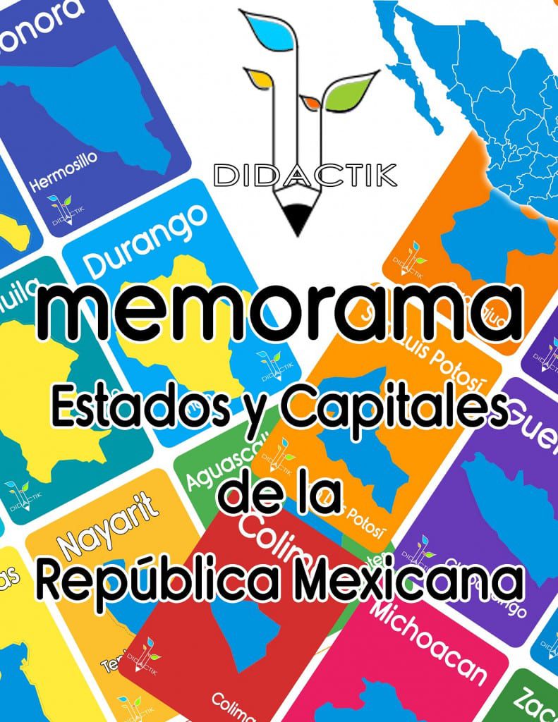 Memorama de los Estados de la República Mexicana para Niños Memorama de los Estados de la República Mexicana para Niños