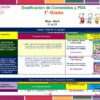 Planeación (Proyectos) Abril Primer Grado Primaria NEM 2026 15 Un colorido cuadro educativo titulado