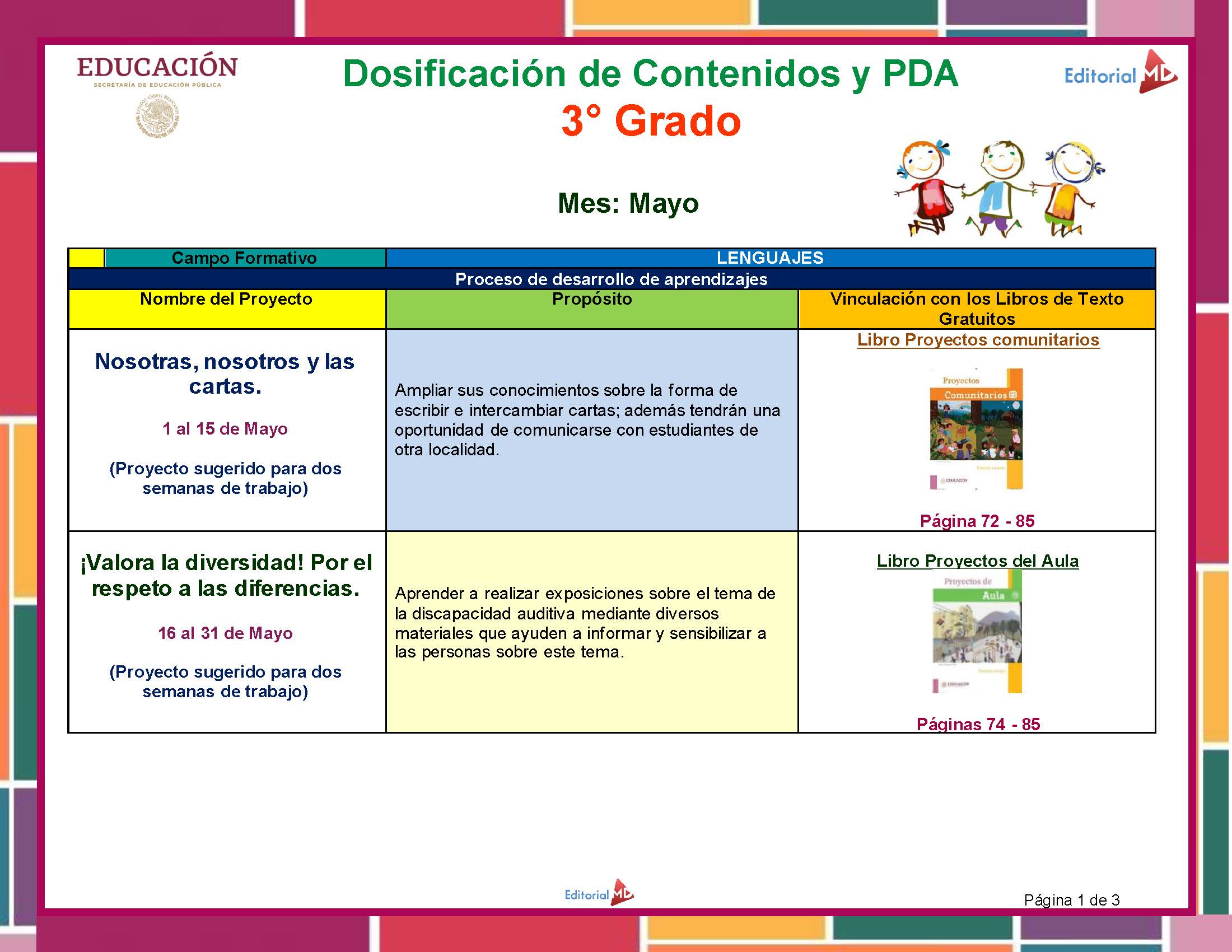 Planeaciones de Tercer Grado de Primaria | NEM Ciclo 2025-2026