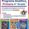 planeaciones octubre cuarto grado