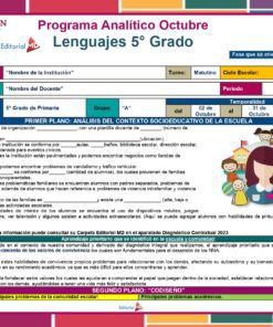 Un colorido documento educativo titulado 