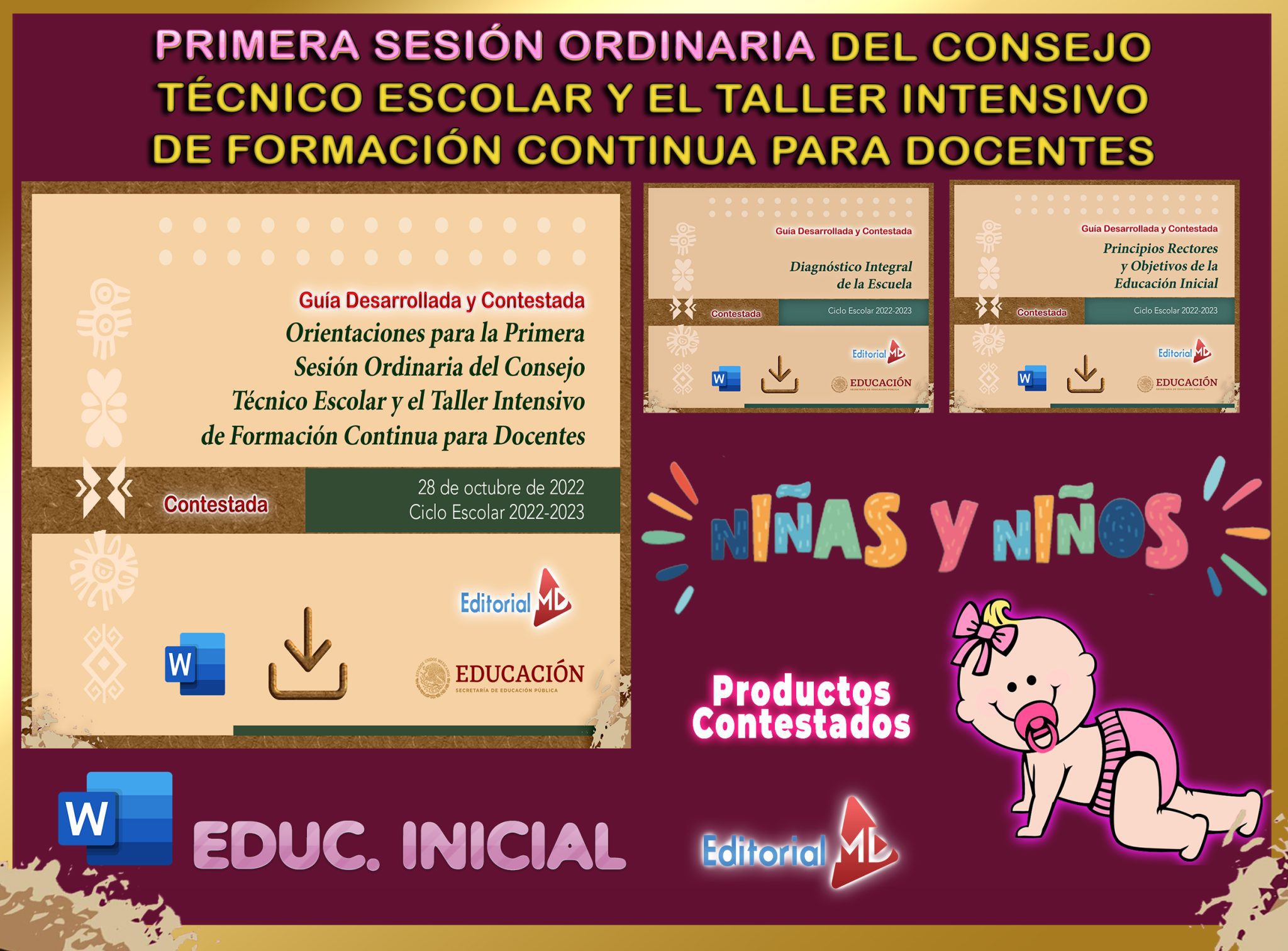 CTE Material Educativo para los Consejos Técnicos Escolares
