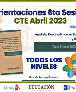 Productos Contestados CTE Abril 2023