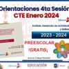 Productos Contestados Cuarta sesión CTE 2024 Preescolar Gratis