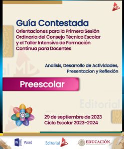 Productos Contestados Primera Sesion CTE 2023 Preescolar