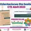 Productos Contestados Sexta Sesion cte 2023 Preescolar