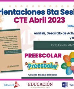 Productos Contestados Sexta Sesion cte 2023 Preescolar