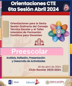 Productos Contestados de la Sexta Sesion de CTE 2024 preescolar