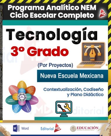 Programa Analítico Anual Tecnología 3° (Proyectos Ciclo Escolar 2025 - 2026) NEM
