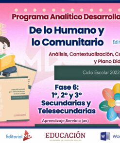 Programa Analítico De lo Humano y Comunitario Desarrollado secundaria y Telesecundaria