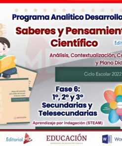 Programa Analítico Saberes y Pensamiento Científico Secundaria