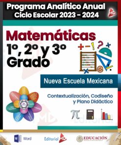 Programa Analitico Matemáticas Secundaria ciclo 2023-2024