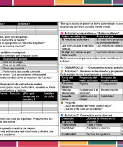 Programa Analítico Tecnología Estructuras Metálicas 1° SECUNDARIA (NEM 2025 – 2026) 17 Programa Analitico Tecnologia 1° Editorial MD Estructuras Metalicas Pagina 029