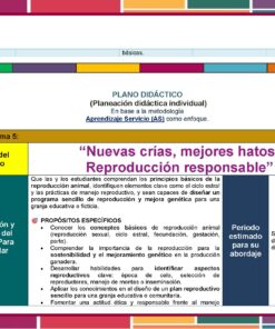 Programa Analítico Tecnología – Énfasis en Ganadería 1° de Secundaria | NEM 2025–2026 18 Programa Analitico Tecnologia 1° Editorial MD Ganaderia Pagina 39