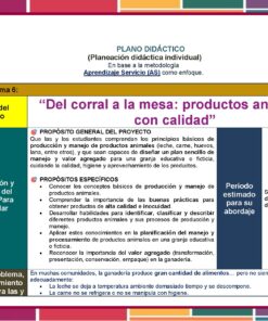 Programa Analítico Tecnología – Énfasis en Ganadería 1° de Secundaria | NEM 2025–2026 20 Programa Analitico Tecnologia 1° Editorial MD Ganaderia Pagina 48