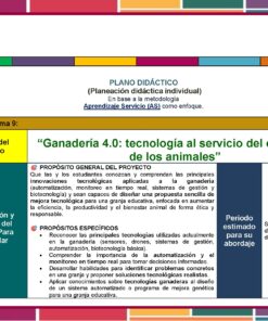Programa Analítico Tecnología – Énfasis en Ganadería 1° de Secundaria | NEM 2025–2026 21 Programa Analitico Tecnologia 1° Editorial MD Ganaderia Pagina 76