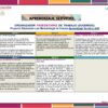 Un documento que describe las fases/etapas sugeridas de un proyecto de trabajo utilizando la metodología de Aprendizaje Servicio. Incluye secciones tituladas 