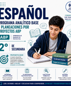 Español NEM 2° de Secundaria Programa Analítico Base y Planeaciones por Proyectos ABP 2026-2027 Word Editable