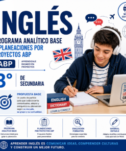 Inglés NEM 3° de Secundaria Programa Analítico Base y Planeaciones por Proyectos ABP 2026-2027 Word Editable
