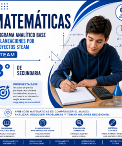 Matemáticas NEM 3° de Secundaria Programa Analítico Base y Planeaciones por Proyectos STEAM 2026-2027 Word Editable