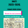 Programa Analítico INGLÉS Primero de primaria
