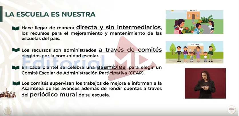 Programa la escuela es nuestra SEP