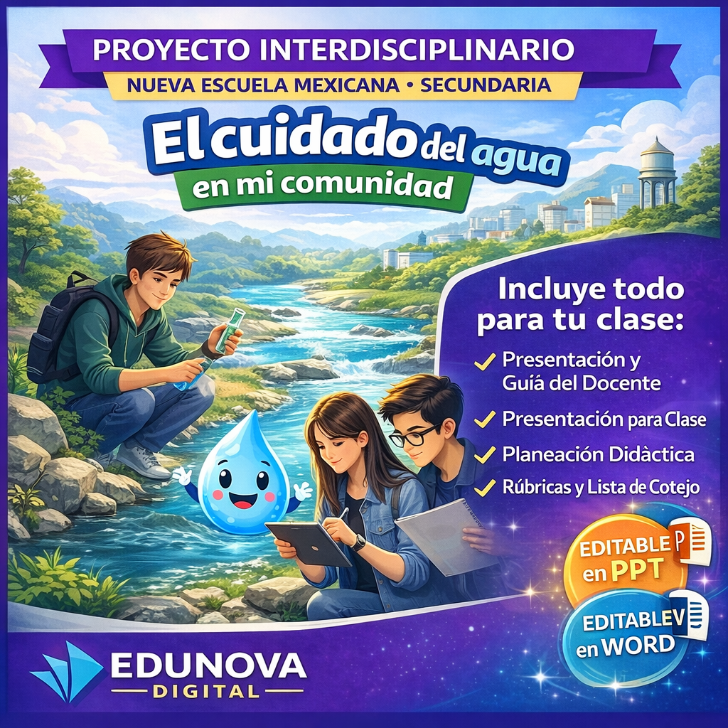 El Cuidado del Agua en Nuestra Comunidad - Proyecto Interdisciplinario para Secundaria NEM 1 El Cuidado del Agua en Nuestra Comunidad - Proyecto Interdisciplinario para Secundaria NEM