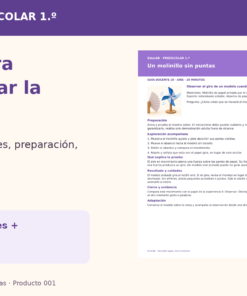 Descubro Agua, Aire y Texturas | 1.º de Preescolar | 20 Experiencias con Fichas, Guías, Word, PowerPoint y Portal HTML 10 Promocional 03