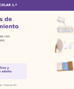 Descubro Agua, Aire y Texturas | 1.º de Preescolar | 20 Experiencias con Fichas, Guías, Word, PowerPoint y Portal HTML 11 Promocional 04