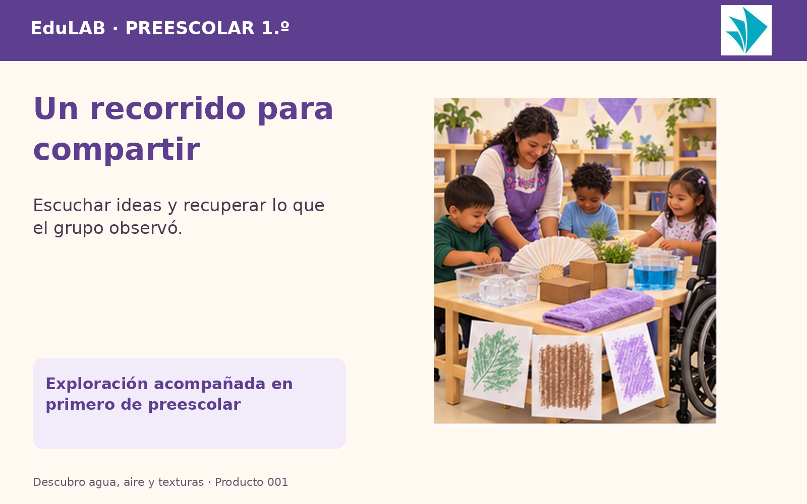 Descubro Agua, Aire y Texturas | 1.º de Preescolar | 20 Experiencias con Fichas, Guías, Word, PowerPoint y Portal HTML 7 Descubro Agua, Aire y Texturas | 1.º de Preescolar | 20 Experiencias con Fichas, Guías, Word, PowerPoint y Portal HTML - Imagen 7
