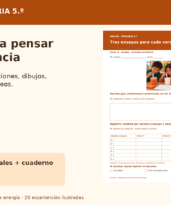 Prototipos para aprovechar la energía | 5.º de primaria | 20 experiencias, fichas, guías y recursos editables 9 Prototipos Energia Promocional 02